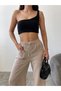 Elastic Waist Visco Linen Trousers - 5