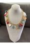 Gold Metal Chain Necklace with Charm Detail - 2