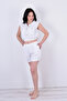 Natural Cotton Muslin Shorts Crop Set - 2