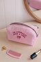I'M Just a Girl Embroidered Makeup Bag Medium Size - 2