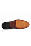 Genuine Leather Black Classic Leather Men's Shoes with Buckle Detail - K0044 - 3