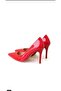 Women's Genuine Leather Classic Stiletto 4292
