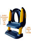 Kids Toilet Training Stool with Anti-Slip Base, Safety Handles & Soft Seat - 7