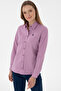 Women's Violet Long Sleeve Basic Shirt 50307726 -Vr037 - 2
