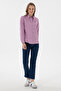 Women's Violet Long Sleeve Basic Shirt 50307726 -Vr037 - 5