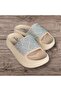 Women's High Sole Stone Orthopedic Sole Light Beach Pool Daily Slippers