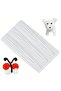 50Pcs White Color Chenille, Educational Chenille Set, Fuzzy Wire, Plush Wire, Velvet Chenille, Craft Material - 3
