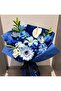 50Pcs Blue Color Chenille, Educational Chenille Set, Fuzzy Wire, Plush Wire, Velvet Chenille, Craft Material - 2