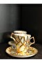 Porcelain Hand Decorated Painting 2 Coffee Cup - 5