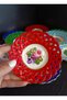 Porcelain Hand Decorated Painting 12 Pieces Tea Plates - 3