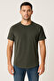 Ghassy Co. Men's Raglan Oval Cut 100% Cotton Soft Textured Crew Neck T-Shirt - 3