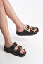 Teflaema Women's Slippers 001222   Black - 3