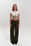 Dries Dirty Green Ripped Detail Cargo Jean Trousers - 2
