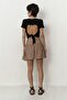 Elettra Dark Mink Mini Skirt - 4