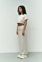 Paloma Beige Crop Skirt Set - 3