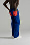 St. King Blue Baggy Men's Blue Oversize Pants - 5