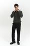 Vander Button Detail Anthracite Men's Knitwear Sweater - 7