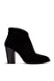 Genuine Suede Black Women's Boots - 4