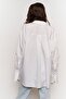Avery Oversize White Shirt - 4
