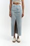 Arket Waist Detail Blue Jean Skirt - 3