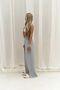 Bima Gray Trousers with Slit Detail - 2