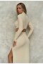 Mai Oasis Beige High Top Knitwear Set - 4