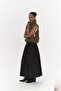Ivory Black Parachute Skirt - 3