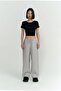 Paris Gray Basic Trousers - 2