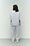 Mcllctn Lion Karmelange Oversize T-Shirt Ripped Tracksuit Set - 4