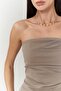 Camellia Khaki Crop Skirt Set - 5