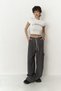 Gloria Boxer Detailed Anthracite Trousers - 7