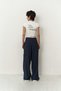 Gloria Boxer Detailed Navy Blue Trousers - 4