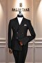 Suit Double Breasted Slimfit Black Sd42160