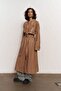 Layton Mink Leather Trench Coat - 7