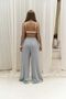 Bima Gray Trousers with Slit Detail - 3
