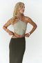 Willy Rope Detailed Khaki Long Skirt - 6
