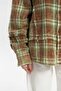 Loma Washed Oversize Unisex Plaid Brown Shirt - 5