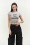 Now Or Never Gray Combed Cotton Crop - 5