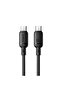 Silky Series Type-C to Type-C 100W Fast Charging Cable 2m - Black - 2