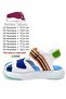 Flow2 Ultra Lightweight Baby Boy And Kids Casual Sandals White Blue - 5