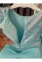 Aden Sequin Sequined Tutu Birthday Graduation Party Costume Short Balloon Sleeve Evening Dress Girl Kid Dress - 9