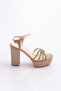 Pm08-K2043 Women's Thick Heeled Evening Dress Shoes