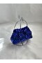 Purple Blue Sequin Portfolio Evening Dress Handbag - 6