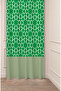 Geometric Line Shapes Special Design Patterned Digital Printed (Single Wing) Modern Stylish Background Curtain