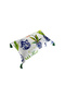 Vase and Leaf Patterned Rectangular Tasseled Decorative Throw Pillow Cover - 4