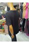 Feather Patterned Stone Flexible Crew Neck Front Printed Blouse - 3