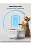 Battery Operated Cat Water Fountain Stainless Steel, 84oz/2.5L Fursink Wireless Pet Water - 7