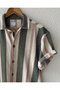 Men's Shirt Collar Oversize Short Sleeve Summer Shirt - 2