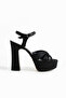 3 Stripes Special Design 13 cm Stylish Thick Heeled Evening Dress Shoes - 7