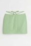 Tie-detail mini skirt